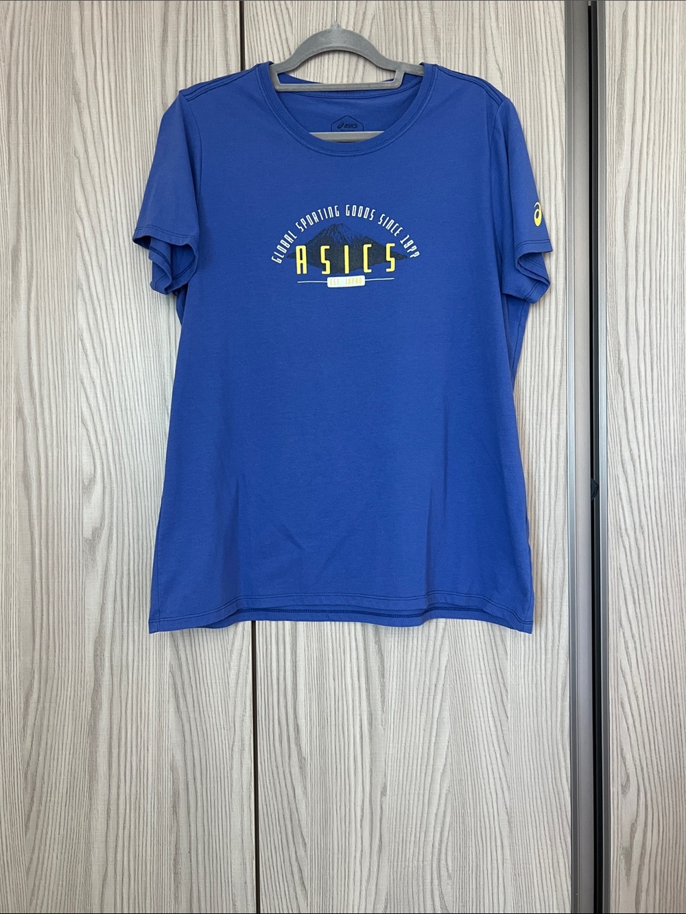 Asics Royal Blue Short Sleeve Logo Tee